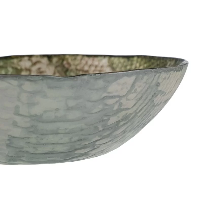 Centerpiece Olive Glass 20 x 20 cm