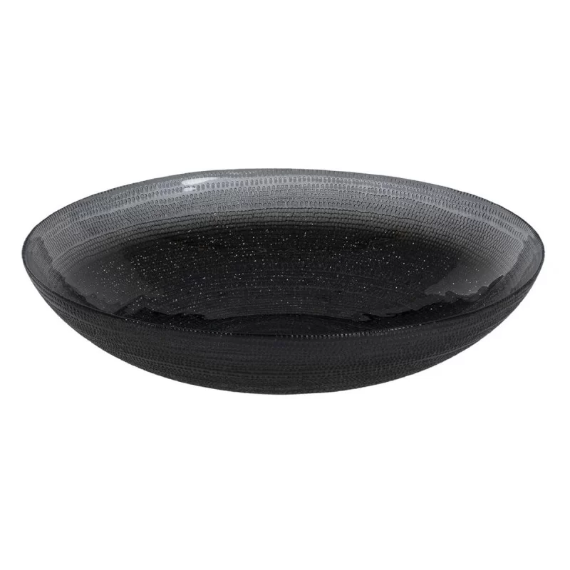 Centerpiece Black Crystal 30 x 30 x 6,5 cm