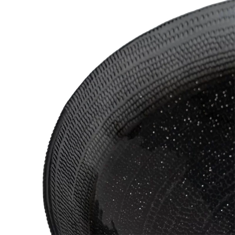 Centerpiece Black Crystal 30 x 30 x 6,5 cm