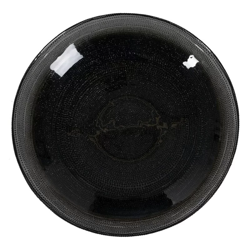 Centerpiece Black Crystal 30 x 30 x 6,5 cm