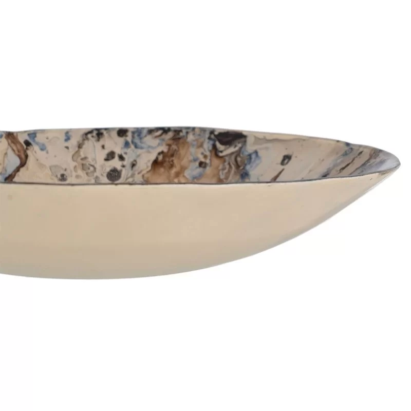 Centerpiece Blue Brown Crystal 29 x 29 x 5 cm