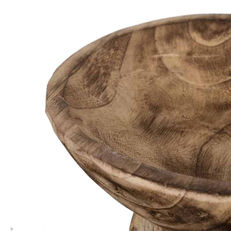 Centerpiece Beige Wood 30 x 30 x 18 cm