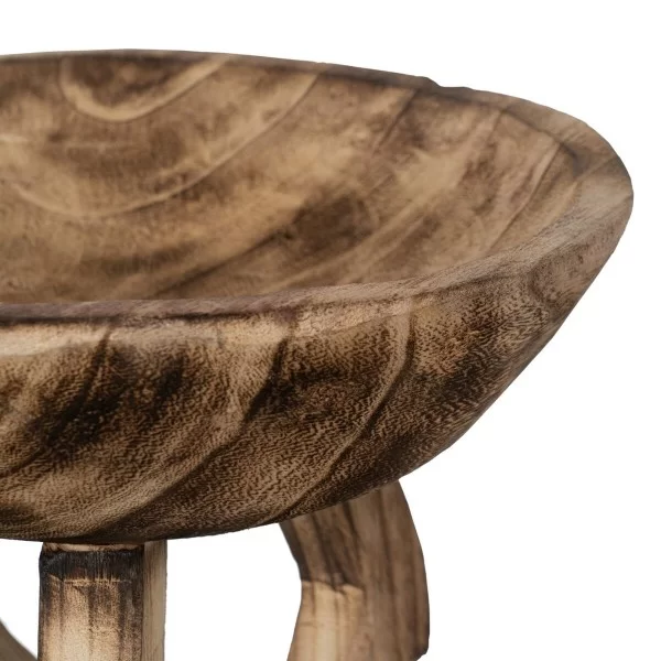 Centerpiece Beige Wood 30 x 30 x 18 cm