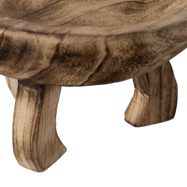 Centerpiece Beige Wood 30 x 30 x 18 cm