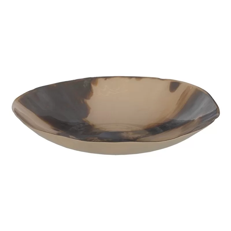 Centerpiece Brown Cream Crystal 40 x 40 x 9 cm