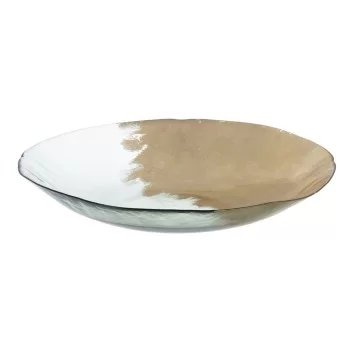 Centerpiece Golden Crystal 39 x 39 x 6,5 cm