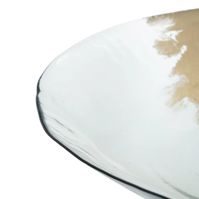 Centerpiece Golden Crystal 39 x 39 x 6,5 cm