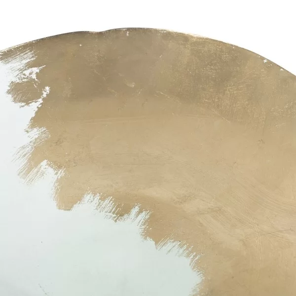 Centerpiece Golden Crystal 39 x 39 x 6,5 cm