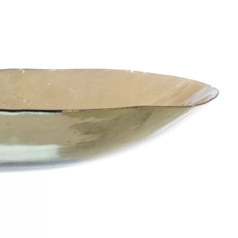 Centerpiece Golden Crystal 39 x 39 x 6,5 cm