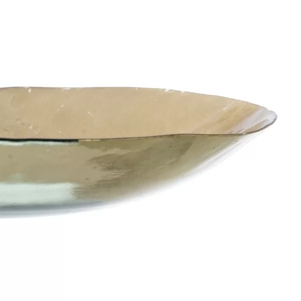 Centerpiece Golden Crystal 39 x 39 x 6,5 cm