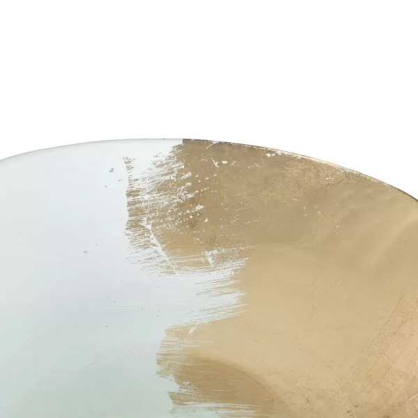 Centerpiece Golden Crystal 29 x 29 x 5 cm