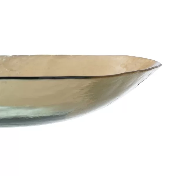 Centerpiece Golden Crystal 29 x 29 x 5 cm