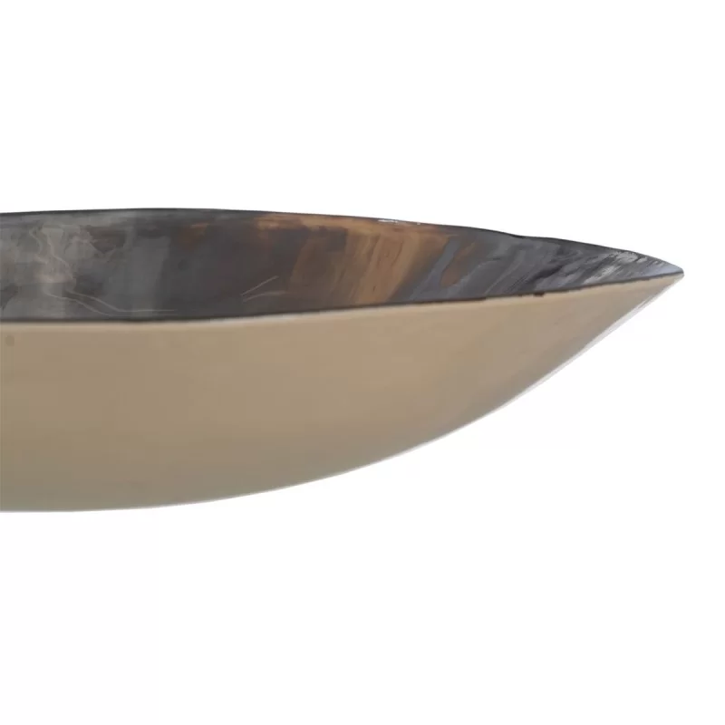 Centerpiece Brown Cream Crystal 29 x 29 x 7 cm