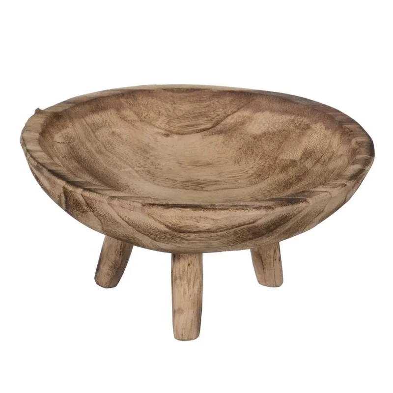 Centerpiece Beige Wood 32 x 32 x 16 cm