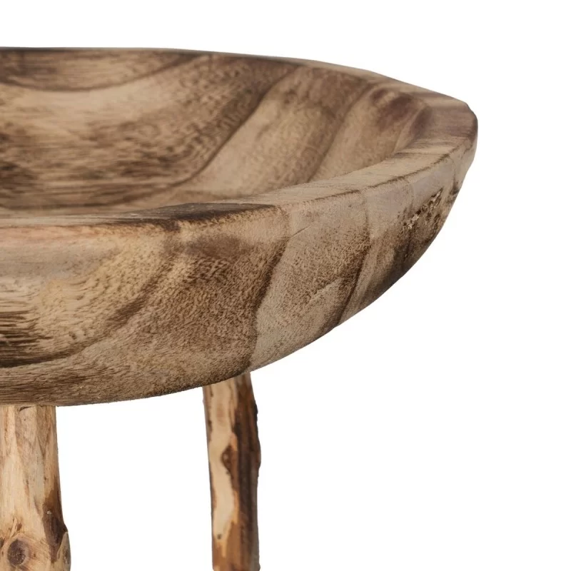 Centerpiece Beige Wood 27 x 27 x 16 cm