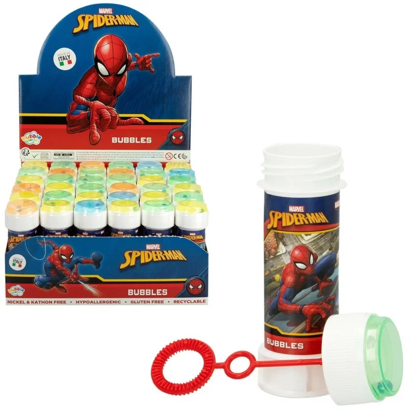 Bubble blower Spider-Man 60 ml 3,8 x 11,5 x 3,8...