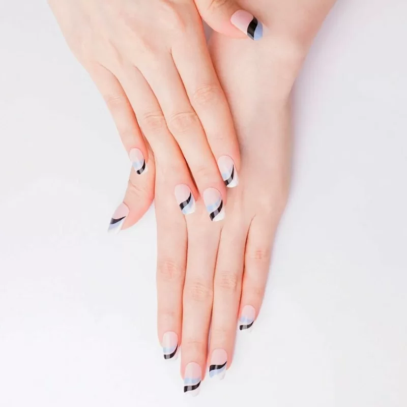 Gel Nail Foils Nooves Flowing stream (20 Units)