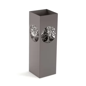 Umbrella stand Versa Tree of Life Grey Metal Iron 15 x 49...