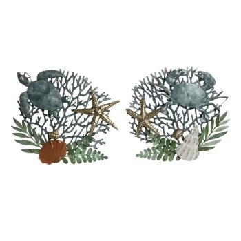 Wall Decoration Home ESPRIT Blue Golden Mediterranean 55...