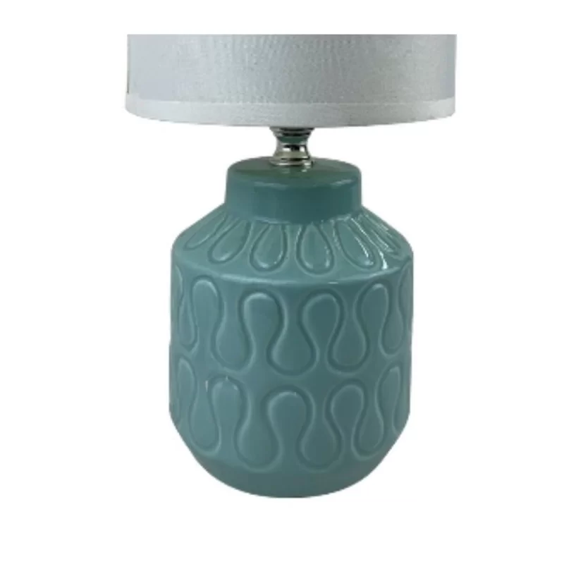 Desk lamp Versa Lizzy Blue Ceramic 13 x 26,5 x...