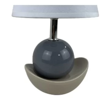 Desk lamp Versa Noela Grey Ceramic 15 x 25 x 12 cm 2