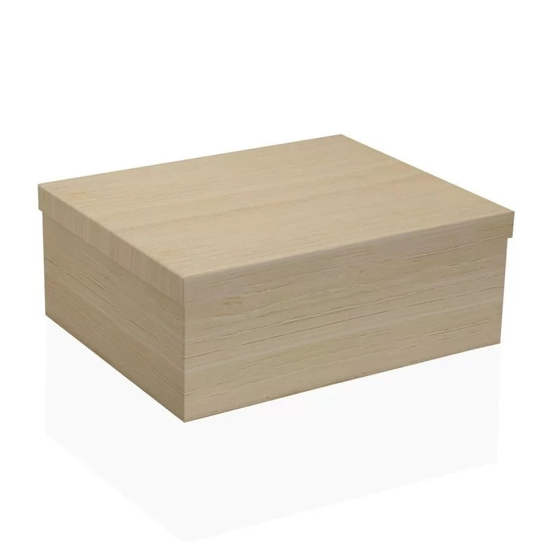 Set of Stackable Organising Boxes Versa Wood...