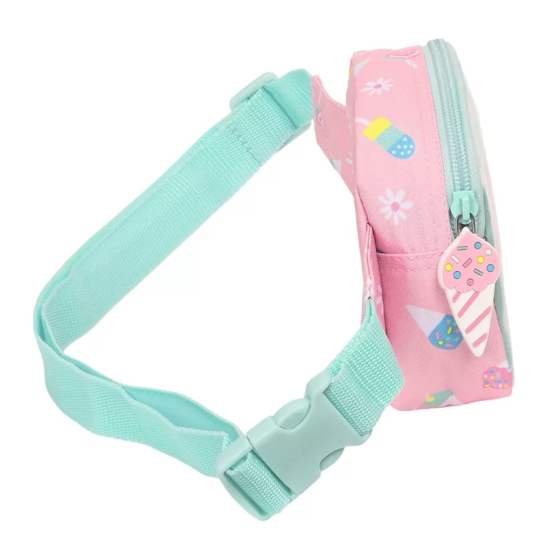 Belt Pouch Peppa Pig Ice cream Pink Mint 14 x...