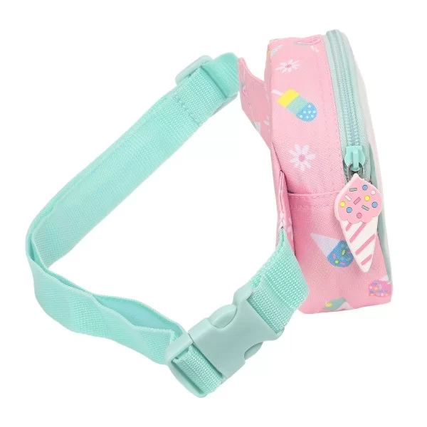 Belt Pouch Peppa Pig Ice cream Pink Mint 14 x 11 x 4 cm