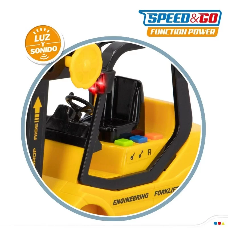 Friction Tractor Speed & Go 1:16 Light Sound...