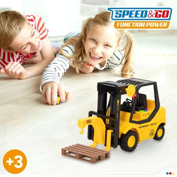 Friction Tractor Speed & Go 1:16 Light Sound 22,5 x 13 x 9,5 cm (6 Units)