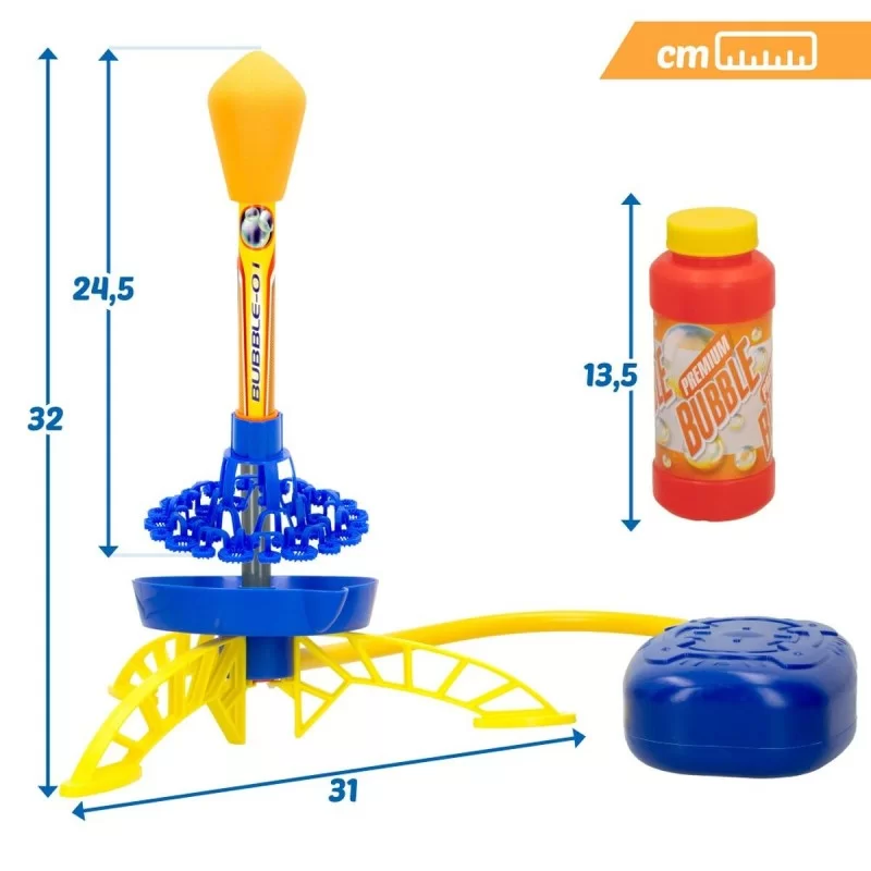 Bubble Blowing Game Rocket 237 ml 90 x 32 x 31...
