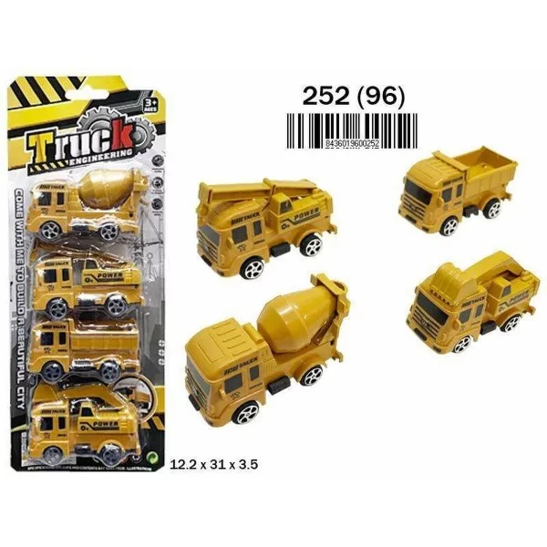 Construction Work Vehicles (Set) 4 Pieces