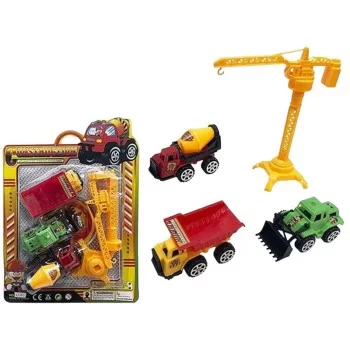 Construction Work Vehicles (Set) 4 Pieces