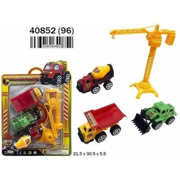 Construction Work Vehicles (Set) 4 Pieces 2