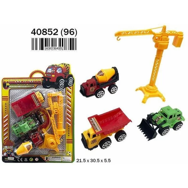 Construction Work Vehicles (Set) 4 Pieces