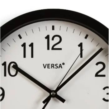 Wall Clock Versa Black Plastic Quartz 4,3 x 30 x 30 cm 2