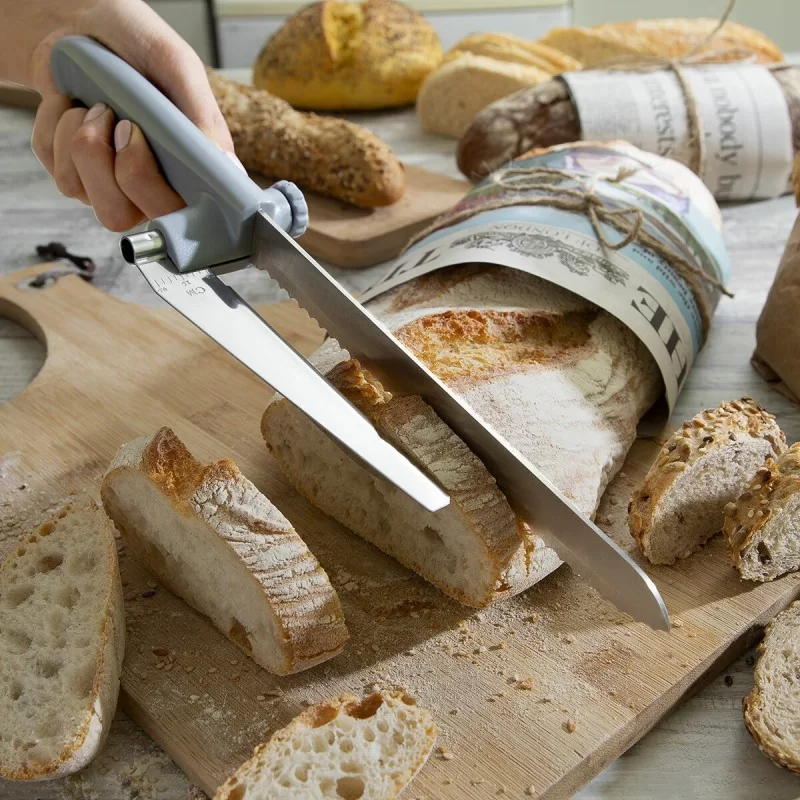 Bread Knife with Adjustable Cutting Guide Kutway InnovaGoods V0103422 (Refurbished A)