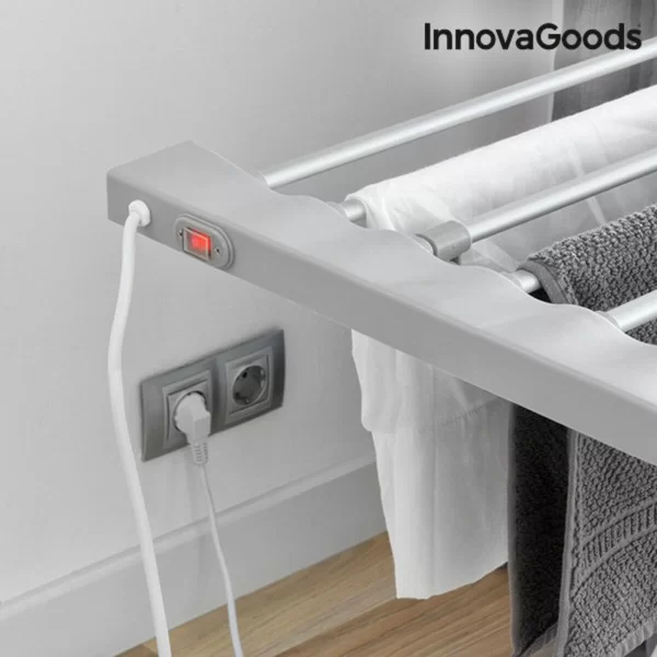 Folding Electric Clothesline InnovaGoods Aluminium (Refurbished A)