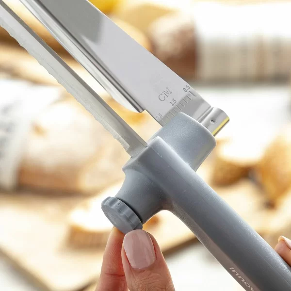 Bread Knife with Adjustable Cutting Guide Kutway InnovaGoods V0103422 (Refurbished A)