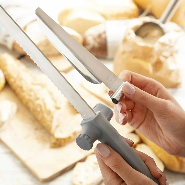 Bread Knife with Adjustable Cutting Guide Kutway InnovaGoods V0103422 (Refurbished A)