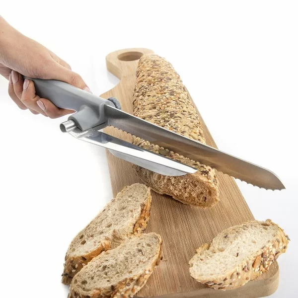 Bread Knife with Adjustable Cutting Guide Kutway InnovaGoods V0103422 (Refurbished A)