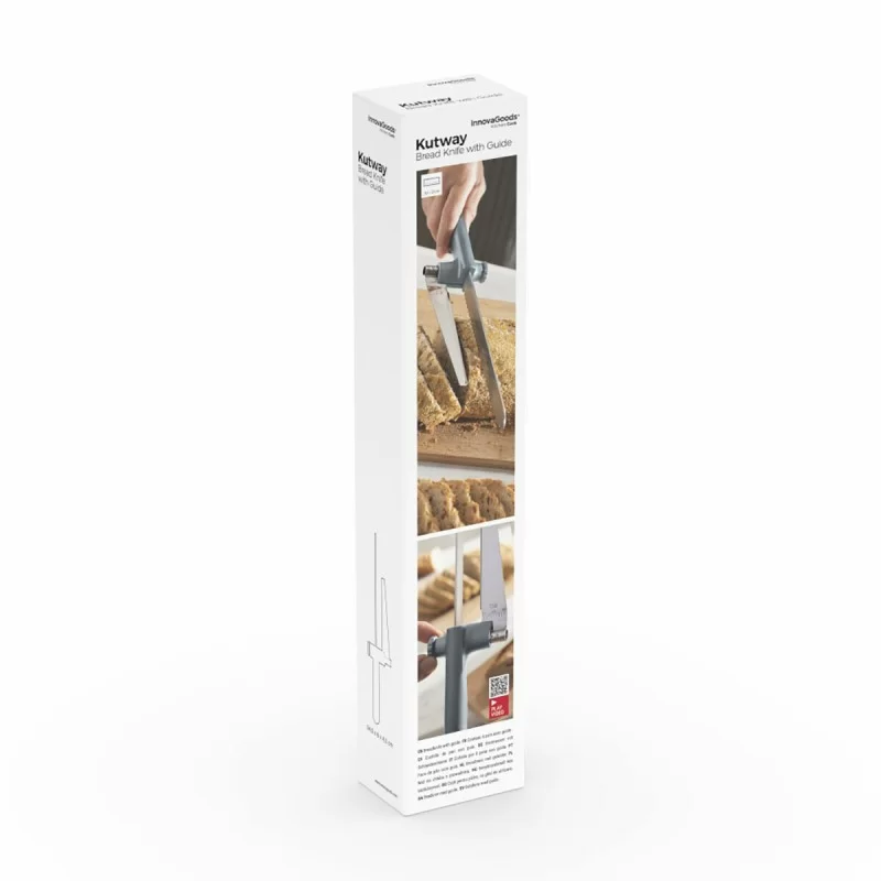 Bread Knife with Adjustable Cutting Guide...