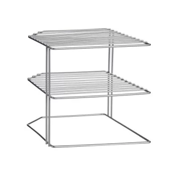 Shelves Metal Silver (22,5 x 20,5 x 22,5 cm)