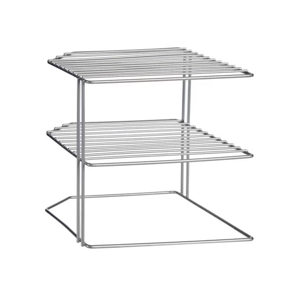 Shelves Metal Silver (22,5 x 20,5 x 22,5 cm)