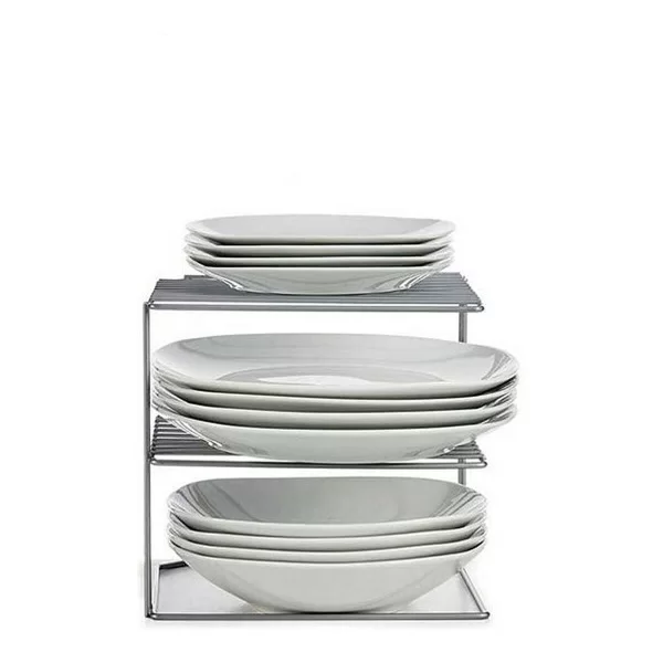 Shelves Metal Silver (22,5 x 20,5 x 22,5 cm)