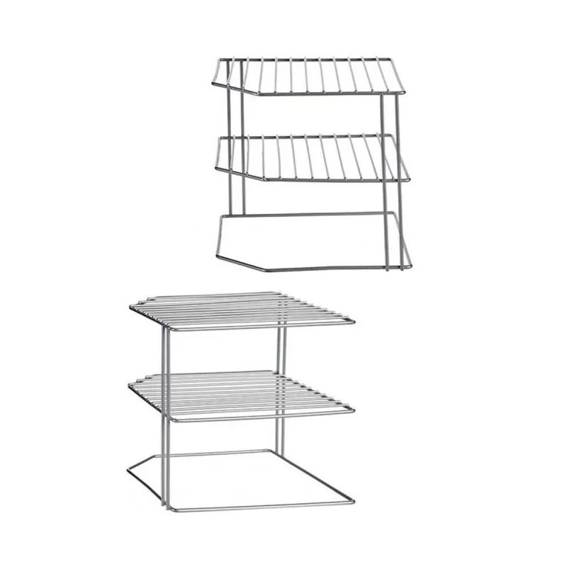 Shelves Metal Silver (22,5 x 20,5 x 22,5 cm)