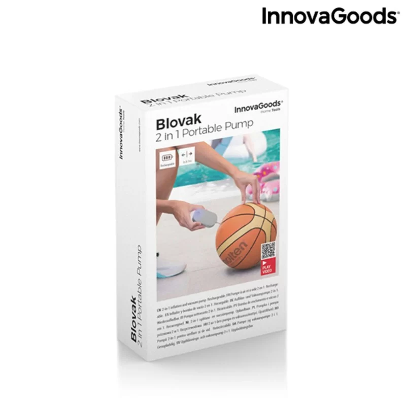 2-in-1 Rechargeable Vacuum Pump and Inflator...