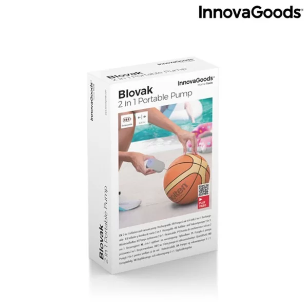 2-in-1 Rechargeable Vacuum Pump and Inflator Blovak InnovaGoods V0103222 (Refurbished B)