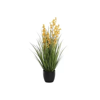 Decorative Plant DKD Home Decor Yellow Plastic...