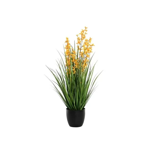 Decorative Plant DKD Home Decor Yellow Plastic (Refurbished A)